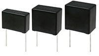 Panasonic's ECW-FG Series Metalized Polypropylene Film Capacitors Image of Panasonic's ECW-FG Series Metallized Polypropylene Film Capacitors