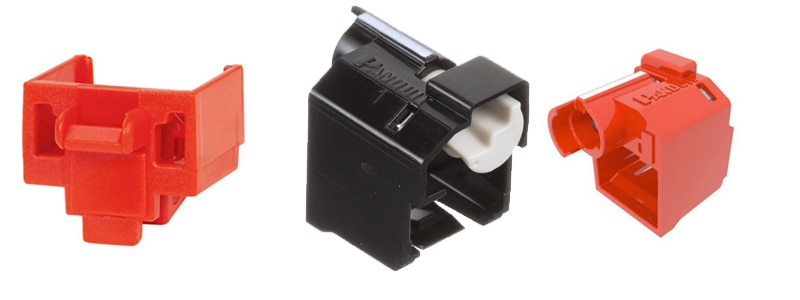 298-12411-ND Dispositivo di esclusione connettore modulare per prese RJ45