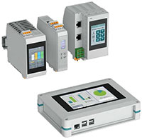 Phoenix Contact's Electronics Housing with Displays and Keypads Image des écrans et des claviers de Phoenix Contact