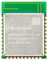 Renesas' Bluetooth LE 5.2 DA14695MOD Module Renesas 的低功耗藍牙 5.2 DA14695MOD 模組的圖片