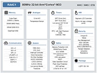 Renesas RA4C1 80MHz Arm® Cortex®-M33 Based Low-Power MCU Image of Renesas RA4C1 80MHz Arm Cortex-M33 Based Low-Power MCU