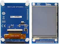 STMicroelectronics AEK-LCD-DT028V1 Display Expansion Board Image of STMicroelectronics AEK-LCD-DT028V1 Display Expansion Board