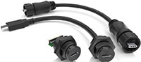 Samtec Inc. BCUBPCUBRU Series AccliMate™ IP67 Sealed USB Cables Image of Samtec Inc. BCUBPCUBRU Series AccliMate™ IP67 Sealed USB Cables