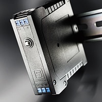 SCHURTER's FPBB Series Compact DIN-Rail Filter Immagine del filtro compatto per guida DIN serie FPBB di SCHURTER