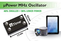 SiTime's SiT8021 µPower MHz Oscillator SiTime 的 SiT8021 µPower MHz 振盪器圖片
