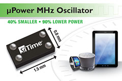 Image of SiTime's SiT8021 µPower MHz Oscillator