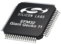 Silicon Labs EFM32xG11 Giant Gecko MCUs Image of Silicon Labs EFM32xG11 Giant Gecko MCUs