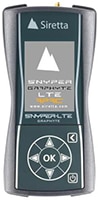 Siretta's SNYPER-LTE Graphyte (AP) Signal Analyzer and Cell Logger Immagine dell'analizzatore di segnale e registratore cellulare SNYPER-LTE Graphyte (AP) di Siretta