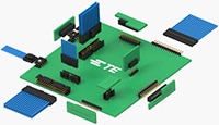 TE Connectivity AMP's AMPMODU 2 mm Interconnection System Obrázek propojovacího systému AMPMODU 2 mm od společnosti TE Connectivity AMP
