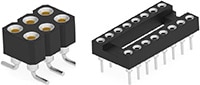 TE Connectivity AMP Connectors DIP Sockets and SIP Sockets Image of TE Connectivity AMP Connectors DIP Sockets and SIP Sockets
