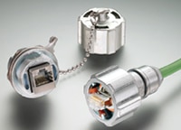 TE Connectivity's IP67 Metal Shell ODVA-Compliant Industrial Ethernet Connector IP67 Metal Shell ODVA-Compliant Industrial Ethernet Connector