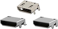 TE Connectivity AMP Connectors Mini HDMI Connectors Image of TE Connectivity AMP Connectors Mini HDMI Connectors