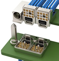 TE Aerospace's NanoRF Hybrid Modules Kuvassa TE Aerospacen NanoRF-hybridimoduulit