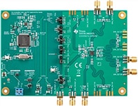 Texas Instruments' CDCE6214-Q1 Eval Module (click to enlarge) Image of Texas Instruments' CDCE6214-Q1 Eval Module