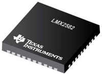 Texas Instruments' LMX2582 Wideband PLLatinum RF Synthesizer Image of Texas Instruments' LMX2582 Wideband PLLatinum RF Synthesizer