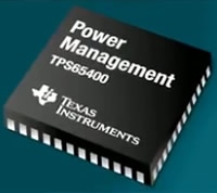 Texas Instruments TPS65400 Synchronous Quad Converter Image du convertisseur quadruple synchrone TPS65400 de Texas Instruments