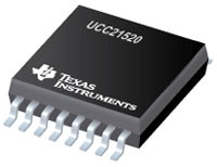 Texas Instruments' UCC21520, Isolated, Dual-Channel Gate Drivers Image of Texas Instruments' UCC21520, Isolated, Dual-Channel Gate Drivers