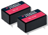 TRACO Power's TEL 12 Series 12 Watt DC/DC Converters Image of TRACO Power's TEL 12 Series 12 Watt DC/DC Converters