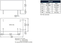 TRACO Power's TEL 12WI Series Diagram Image of TRACO Power's TEL 12(WI) Series 12-Watt DC/DC Converters