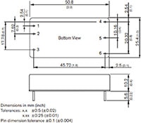 Traco Power's Mechanical Diagram Click to enlarge Image of Traco Power's Mechanical Diagram