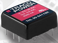 TRACO Power's THL 30WI Series DC/DC Converter Image of TRACO Power's THL 30WI Series DC/DC Converter