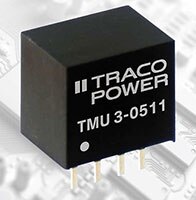 Traco Power's TMU 3 Series DC-DC Converters Image of Traco Power's TMU 3 Series DC-DC Converters