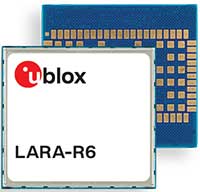 u-blox LARA-R6 Series LTE Cat 1 Modules Image of u-blox LARA-R6 Series LTE Cat 1 Modules