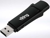 Viking Technology’s USB Flash Drive Write-Protect Bild des USB-Sticks mit Schreibschutz von Viking Technology