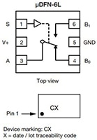 Vishay Siliconix's DG4157E Analog Switches Image of Vishay Siliconix's DG4157E Analog Switches