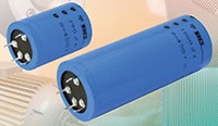 Vishay Beyschlag/Draloric/BC Components' 299 PHL-4TSI Aluminum Electrolytic Capacitors Image des condensateurs électrolytiques aluminium 299 PHL-4TSI de Vishay Beyschlag/Draloric/BC Components