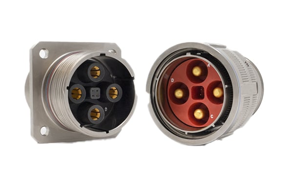 Amphenol Aerospace High Voltage Connectors Image of Amphenol Aerospace High Voltage Connectors