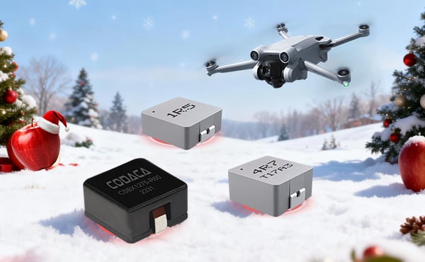 Image of CODACA's High Saturation, High Performance Power Inductors for UAV