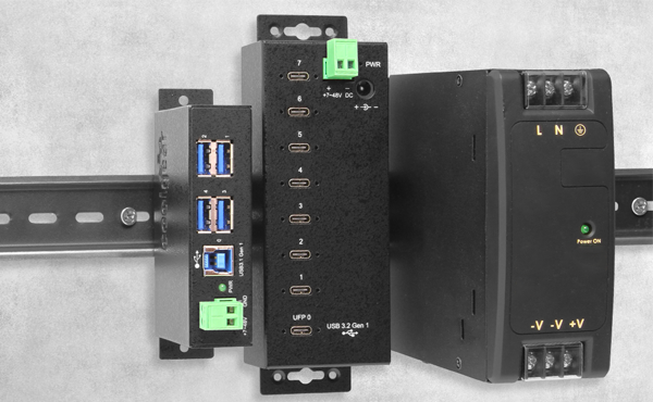 Image of Coolgear's DIN-Rail Mounting Hubs