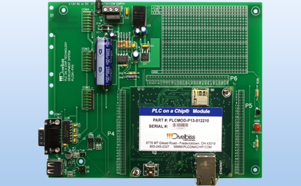 Divelbiss' P-Series PLC on a Chip Development Kit Image of Divelbiss' P-Series PLC on a Chip Development Kit