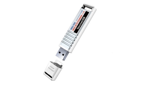 Hagiwara Solutions' Installation-Free USB Flash Drive-Based Malware Check Tool Image of Hagiwara Solutions' Vaccine USB3 malware check tool