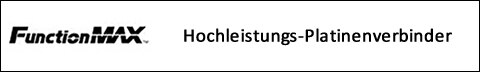 FunctionMAX - Hochleistungs-Platinenverbinder Image of Hirose's FunctionMAX