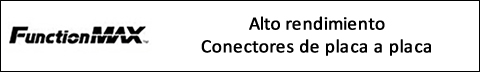 FunctionMAX - Alto rendimiento Conectores de placa a placa Image of Hirose's FunctionMAX