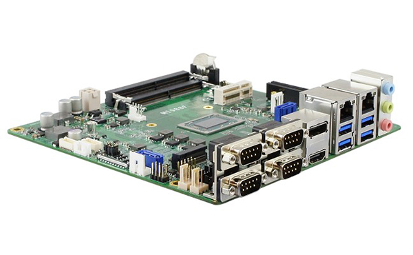 iBASE's MI988 AMD Ryzen™ V1000 Mini-ITX Motherboard Image of iBASE's MI988 AMD Ryzen™ V1000 Mini-ITX Motherboard