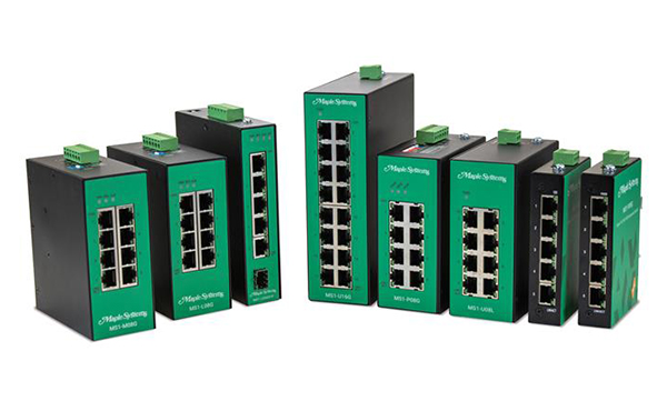 Maple Systems' Industrial Network Switches Image of Maple Systems' Industrial Network Switches