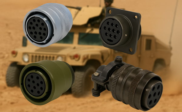 MIL Spec Connect MIL DTL 26482 Series Connectors Image of MIL Spec Connect MIL DTL 26482 Series Connectors