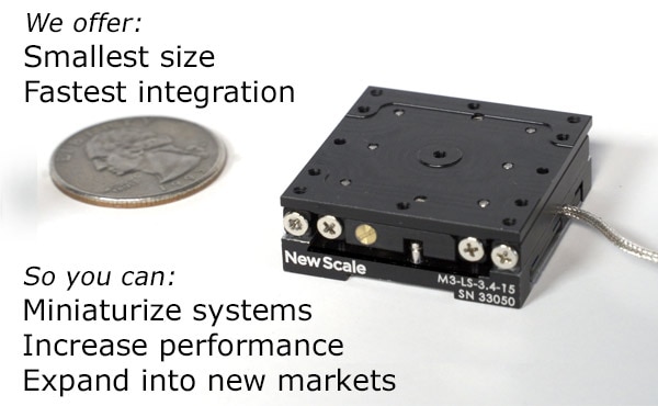 New Scale's M3 Smart Stage Advantage Image of New Scale's M3 Smart Stage Advantage