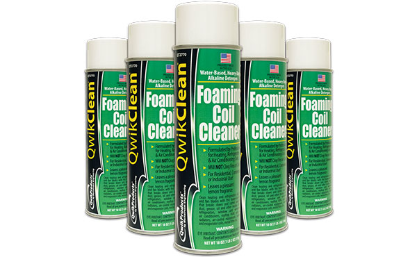 QwikProducts' QwikClean® No-Rinse Foaming Coil Cleaner QT2770 Image of QwikProducts' QwikClean® No-Rinse Foaming Coil Cleaner QT2770
