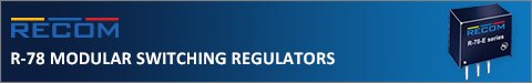 RECOM's R-78 Modular Switching Regulators RECOM 的 R-78 模組化切換式穩壓器圖片