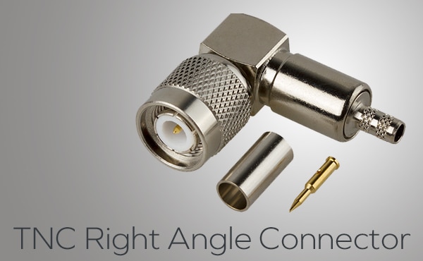 RF Industries' TNC Right Angle Connector Image of RF Industries' TNC Right Angle Connector