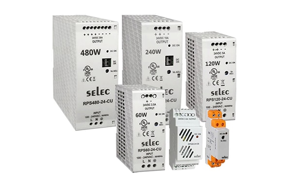 Selec Controls RPS Series Power Supplies Image of Selec Controls RPS Series Power Supplies