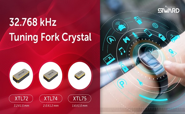 Siward 32.768 kHz Tuning Fork Crystal Image of Siward 32.768 kHz Tuning Fork Crystal
