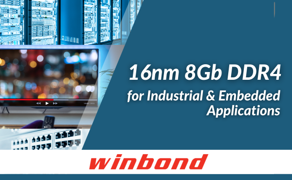 Winbond Launches 8Gb DDR4 DRAM Image of Winbond Launches 8Gb DDR4 DRAM