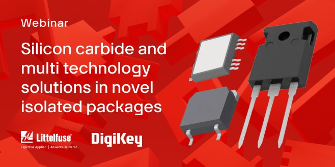 image of Silicon carbide and multi technology solutions in novel isolated packages webinar