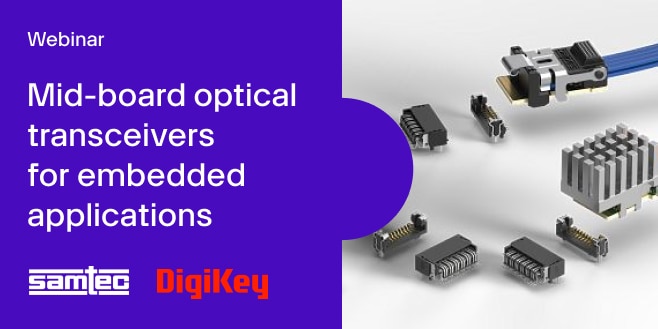 image of Mid-board optical transceivers for embedded applications webinar