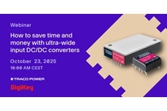 image of How to save time and money with ultra-wide input DC/DC converters webinar